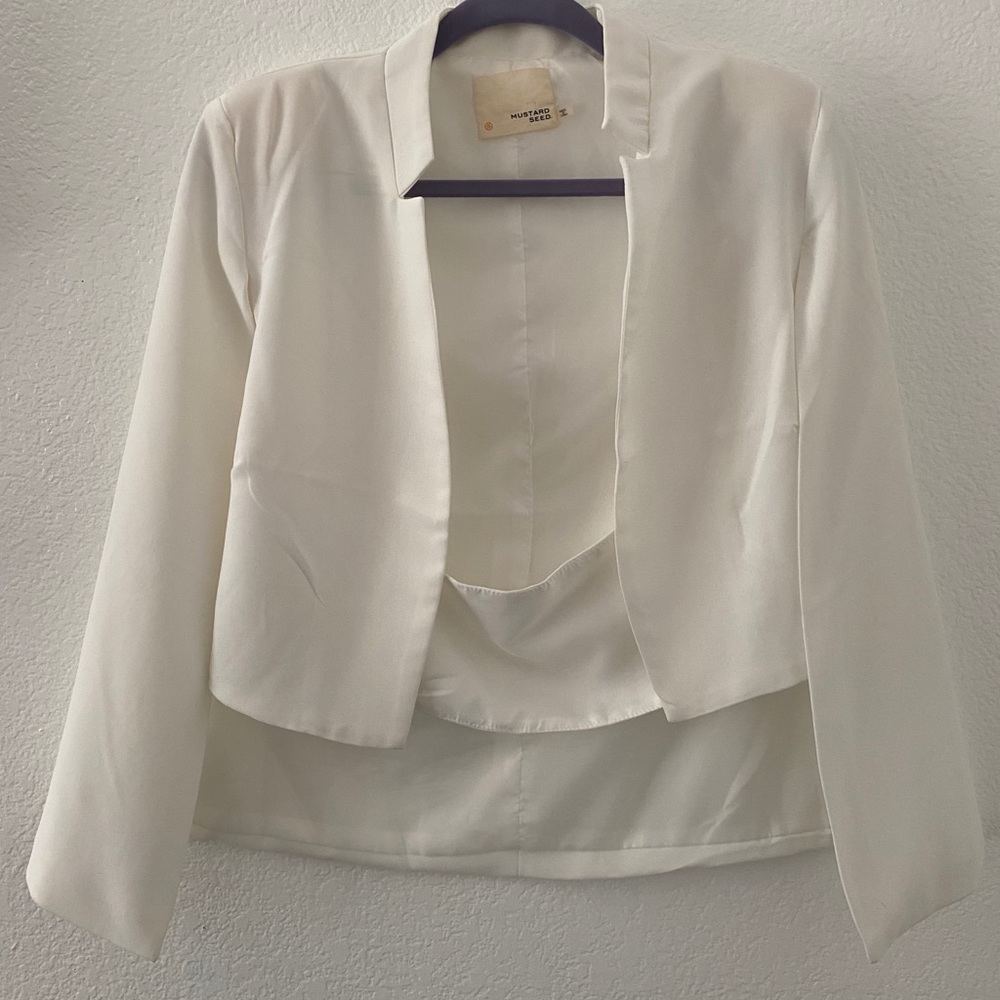 White Cape Blazer - image 1